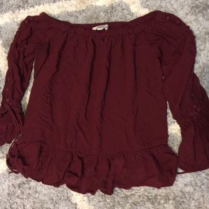 Off the shoulder top